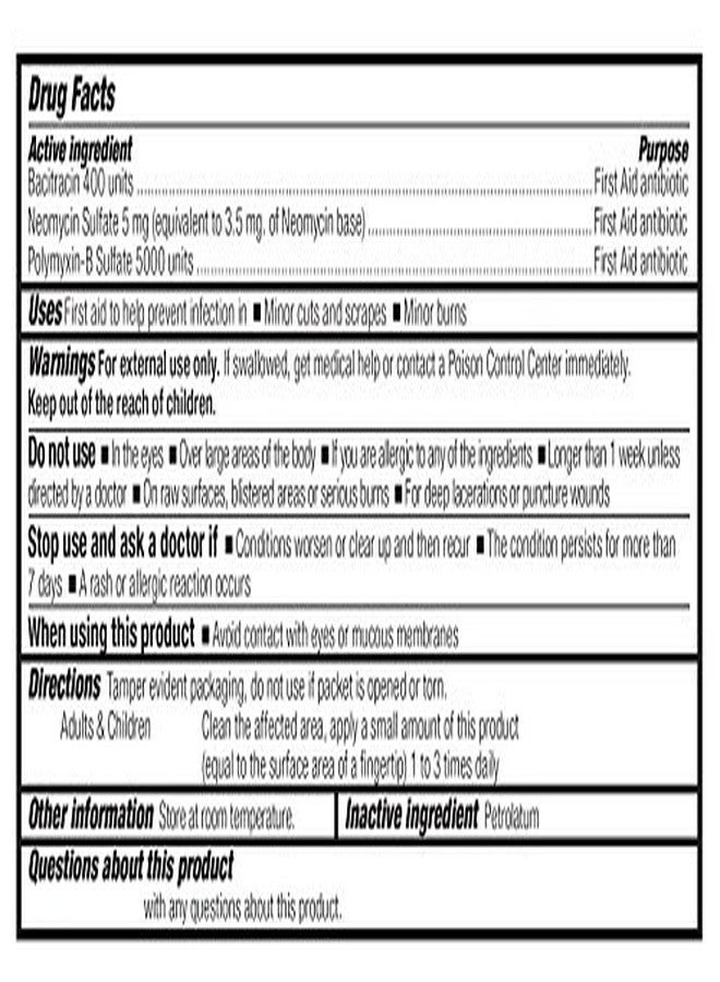 فرست أيد أونلي مجموعة الإسعافات الأولية فقط 12-700 عبوة مرهم مضاد حيوي ثلاثي، 60 عبوة - Image 2